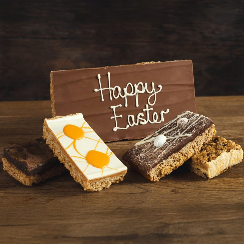 Flapjackery Happy Easter flapjacks