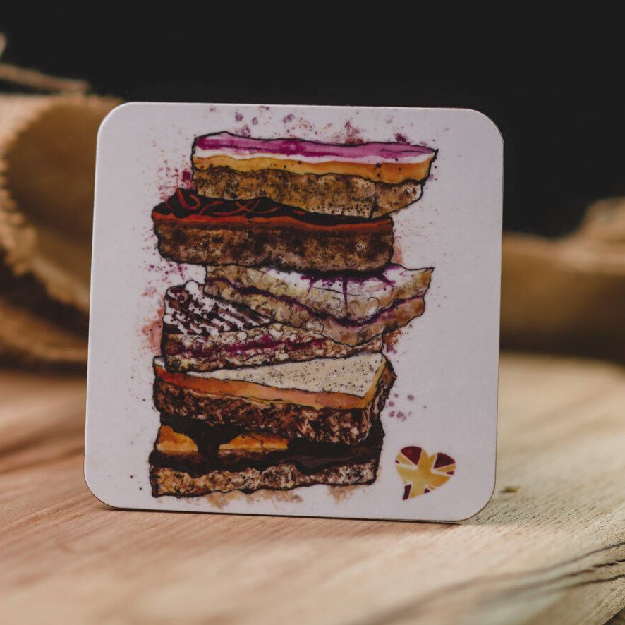 Flapjack Coaster Set (4 Pieces) | Flapjack Lover Gifts | Exclusive Artwork | Specially Designed For Flapjackery