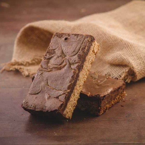 Salted Caramel Brownie Flapjack - 3 Giant Flapjacks | Gluten-Free & Vegetarian | Handmade In Devon | Taste Of The West Gold Winner