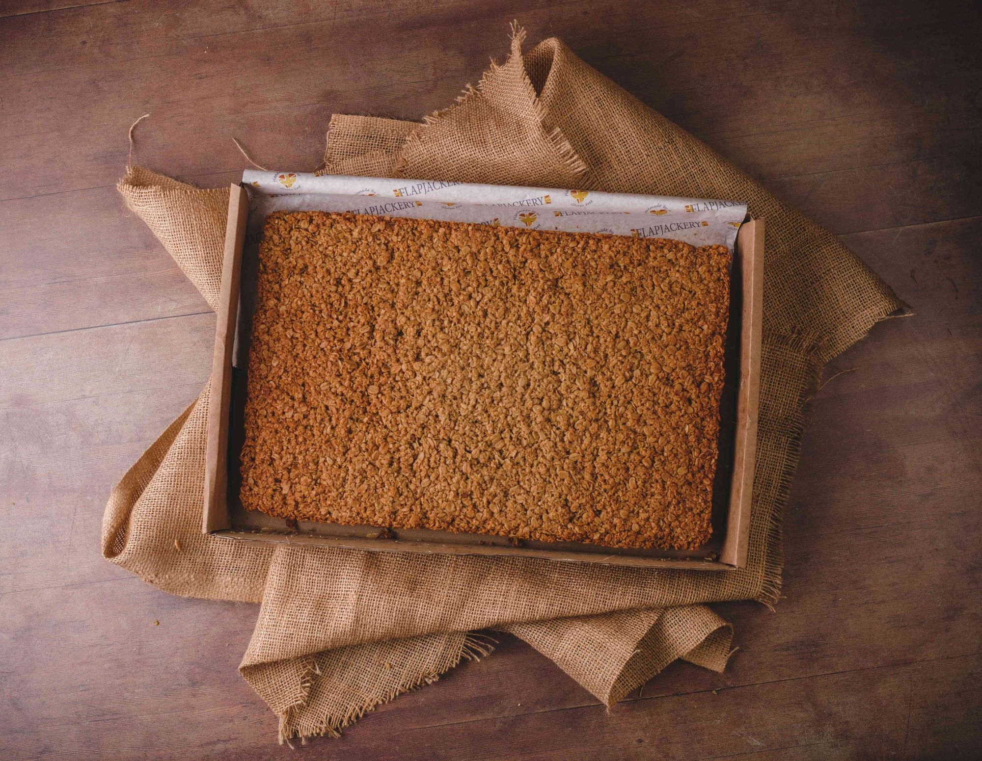Traditional Flapjack Platter | Tray | Cut Into 12-96 Pieces | Gluten Free | No Palm Oil
