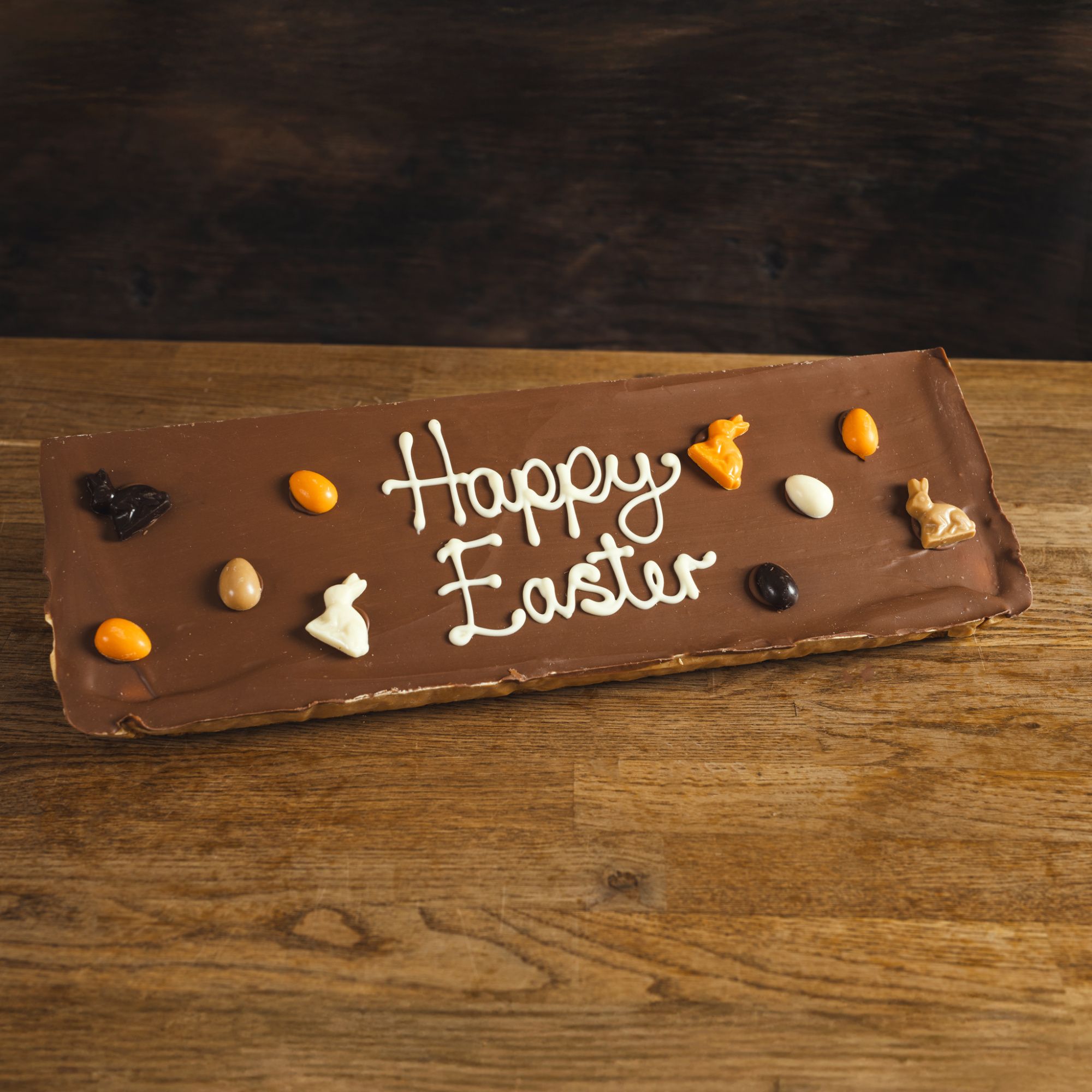 Easter Celebration Flapjack Plaque | 6 Pieces Equivalent | Gluten Free | Chocolate Millionaire