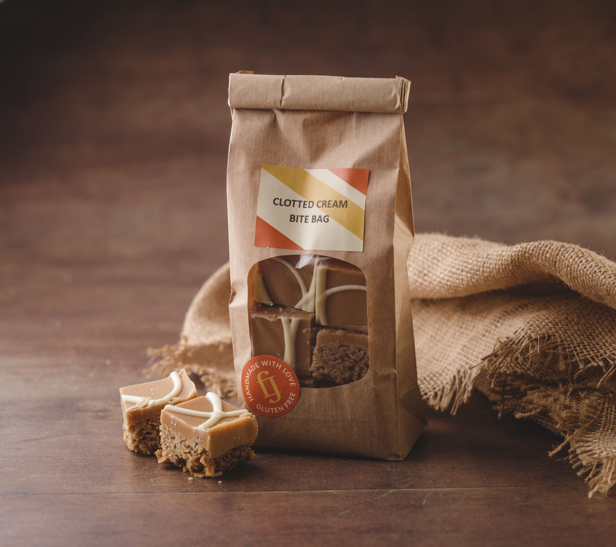Clotted Cream Flapjack Bite Bag