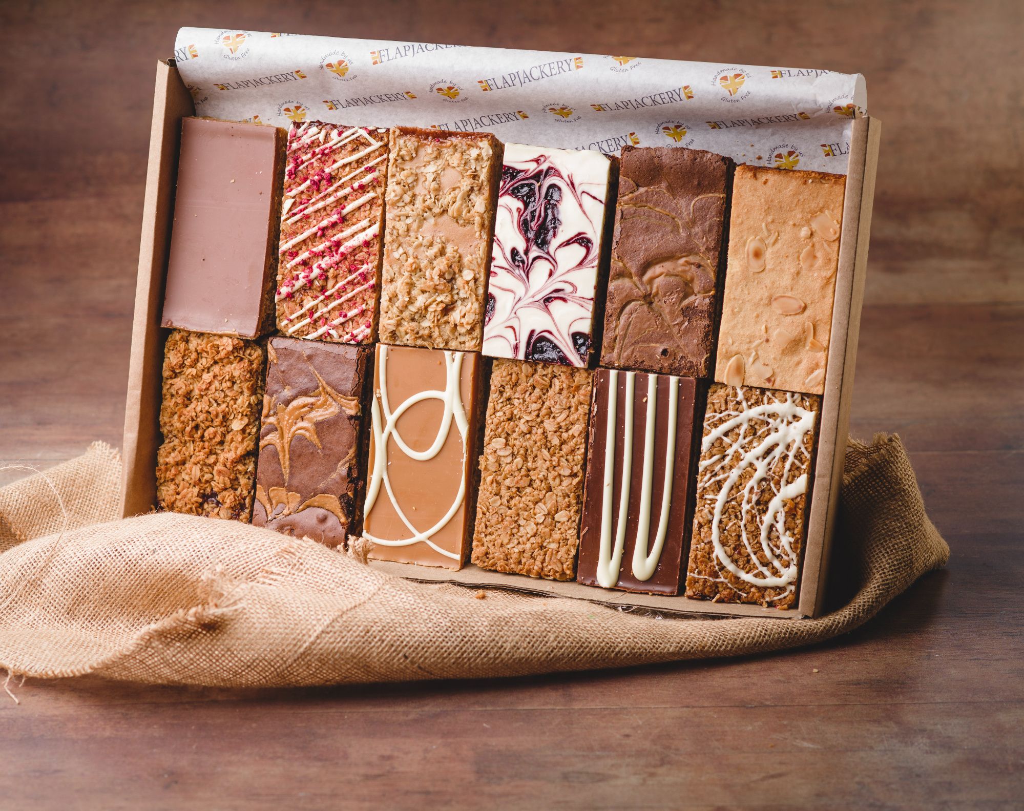 Taste Of The West Award Winning Flapjack Box - 12 Giant Flapjacks
