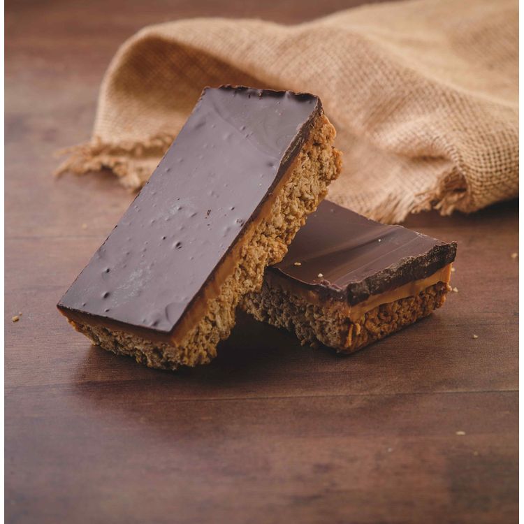 Dark Chocolate Salted Caramel Flapjack