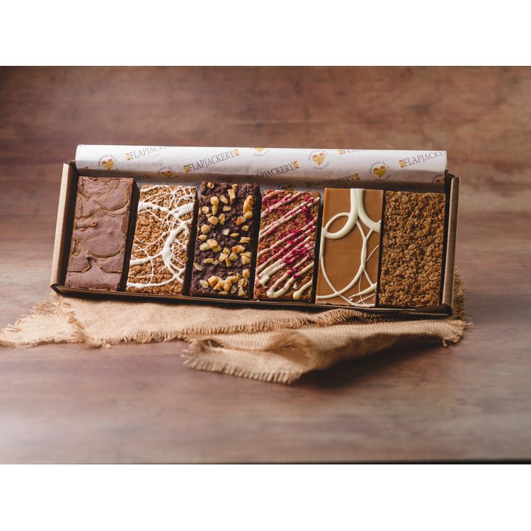 Birthday selection box of flapjacks