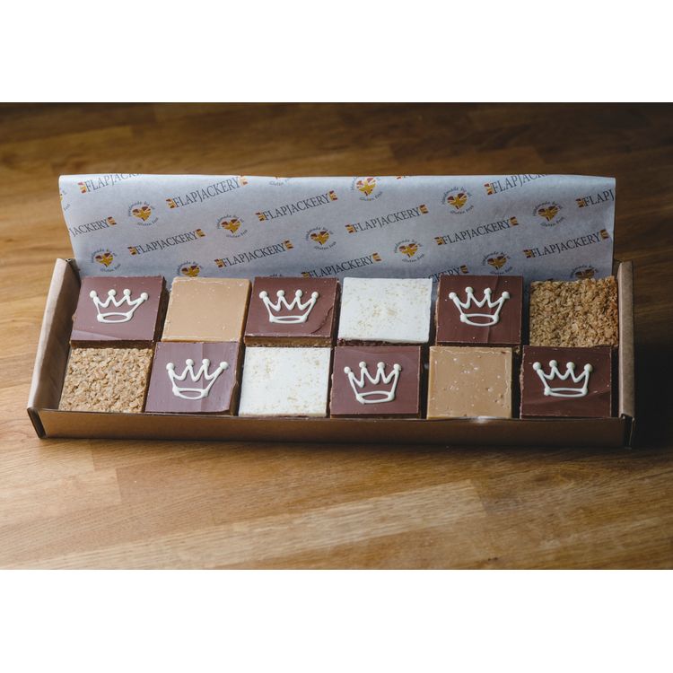 Flapjackery Coronation Flapjacks 12 Half Pieces