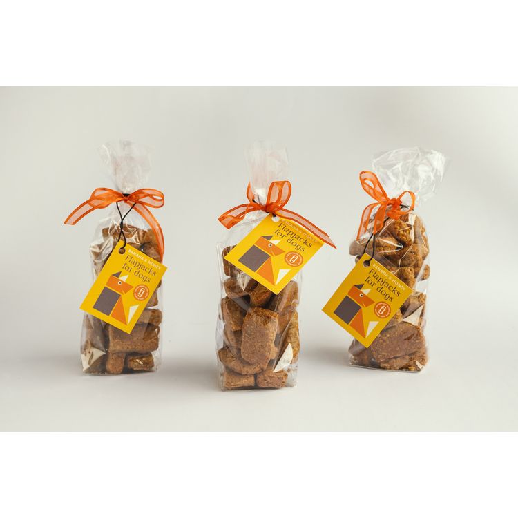 Flapjacks for Dogs - Banana &amp; Honey Flavour - 3 x 180g Bag