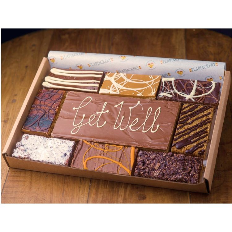 Get Well Message Flapjack Box