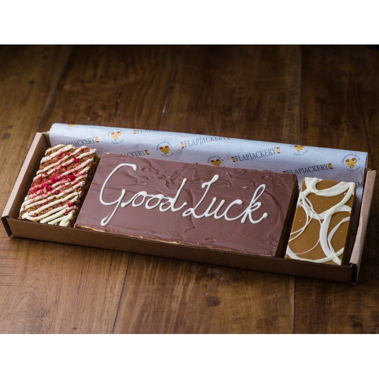 Good Luck Message Flapjack Box
