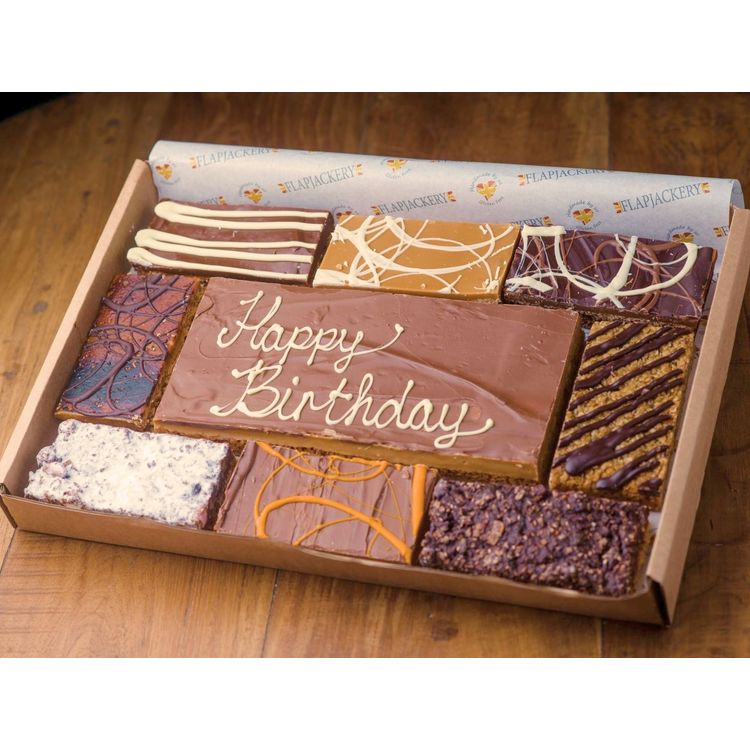 Happy Birthday Message Flapjack Box