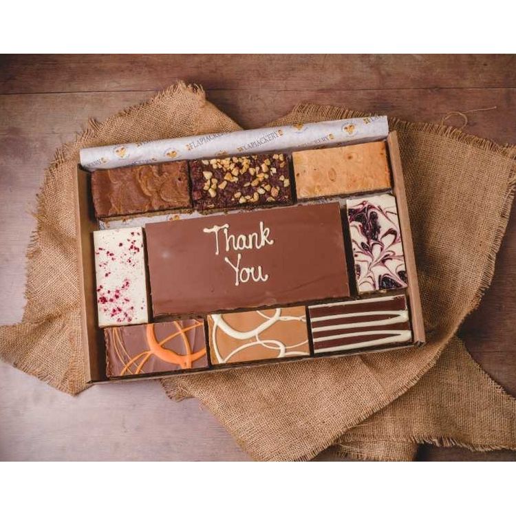 Thank You Message Flapjack Box