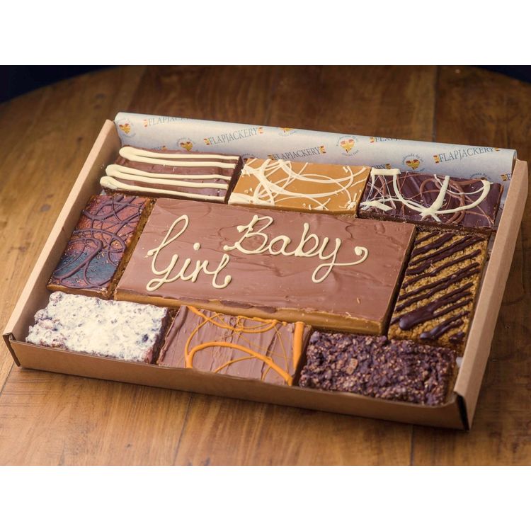 Baby Girl Message Flapjack Box