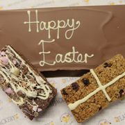 Happy Easter Plaque Message &amp; 2 Flapjack Box additional 1