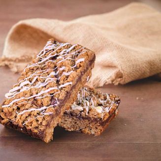 Creamy Hazelnut Chocolate Flapjack