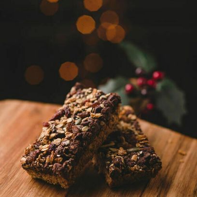 Christmas Granola Flapjack - 1 Giant Flapjack