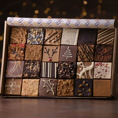 Flapjack Advent Calendar - 24 half pieces of flapjack alternative