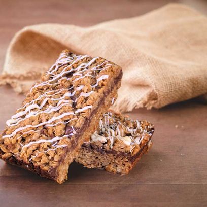 Creamy Hazelnut Chocolate Flapjack
