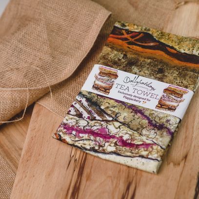 Flapjackery Tea Towel alternative