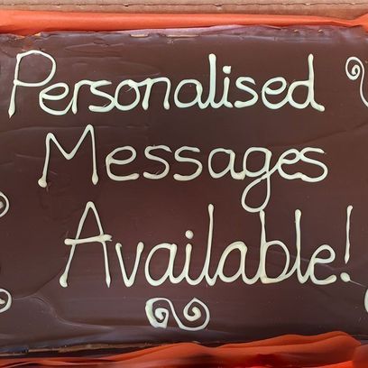 Personalised Giant Flapjack alternative