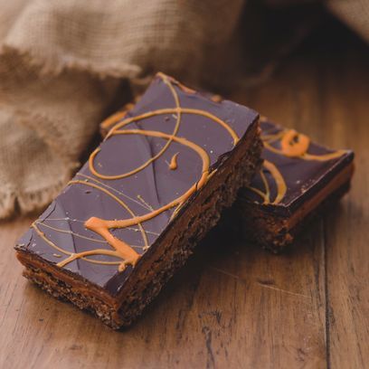 Double Chocolate Orange Flapjack - 1 Giant Flapjack