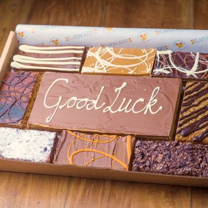 Good Luck Message Flapjack Box