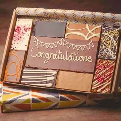 Congratulations Message Flapjack Box