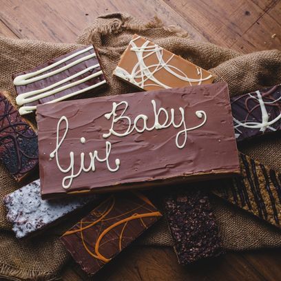 Baby Girl Message Flapjack Box alternative