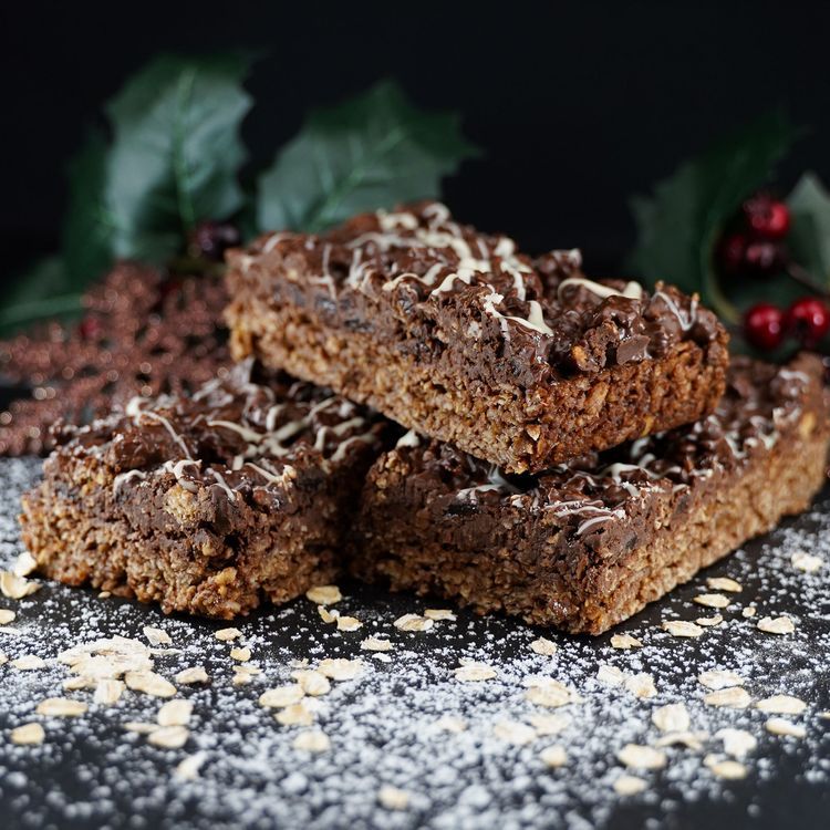 Christmas Rocky Road Flapjack