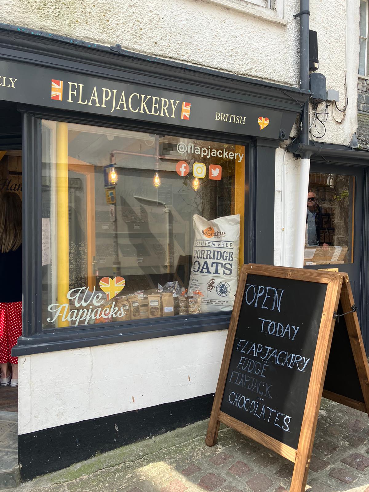 Tavistock Flapjackery Shop